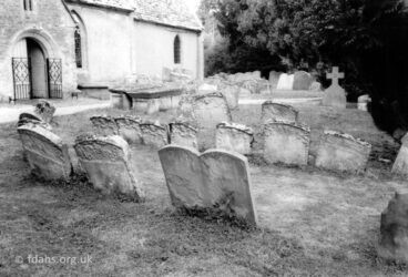 Buscot Graveyard 1985