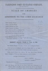 Corn Exchange Admission Charges