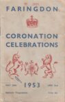 Coronation Programme 1953
