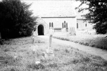 Eaton Hastings Graveyard 1984