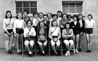 Faringdon Sec Mod Netball Team 1953