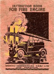 Fire Engine Instructions 1930s