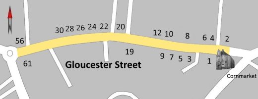 Gloucester Street Map