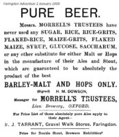 Gravel Walk Tarrant Advert 1909