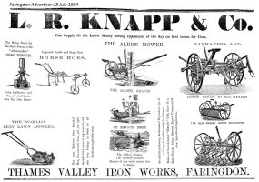 Knapp Advert 1894
