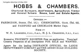 Market Pl Hobbs Advert 1931