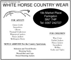 Market Pl Whitehorse Advert 1994