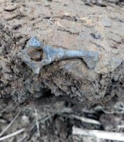 Medieval Bronze Casket Key