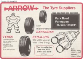 Park Rd Arrow Advert 1991