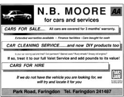 Park Rd Moore Advert 1991