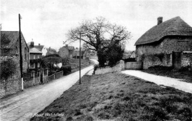 Watchfield Hill Road 1930s